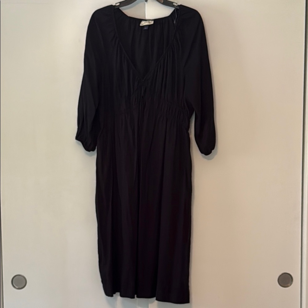 Universal Thread Black Linen Dress